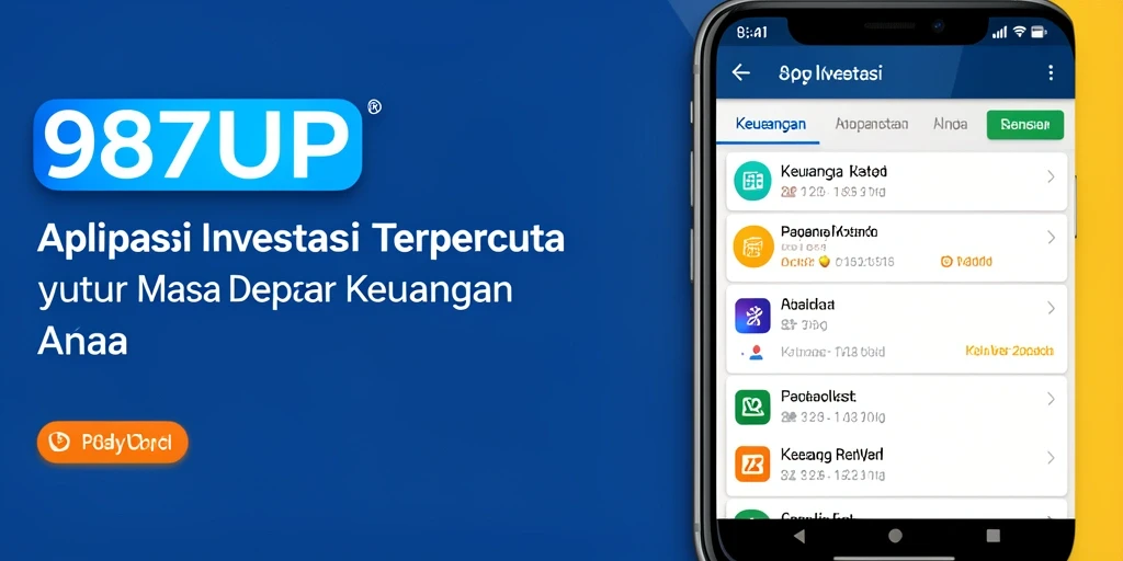 Tampilan antarmuka aplikasi 987UP yang intuitif dan informatif.