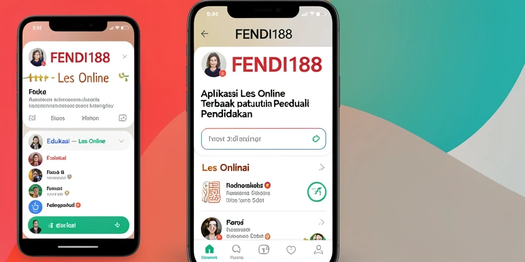 Tampilan antarmuka FENDI188 yang user-friendly untuk Les Online.