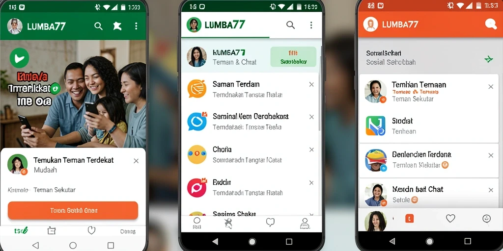 Tampilan antarmuka LUMBA77 yang menarik dan mudah digunakan.
