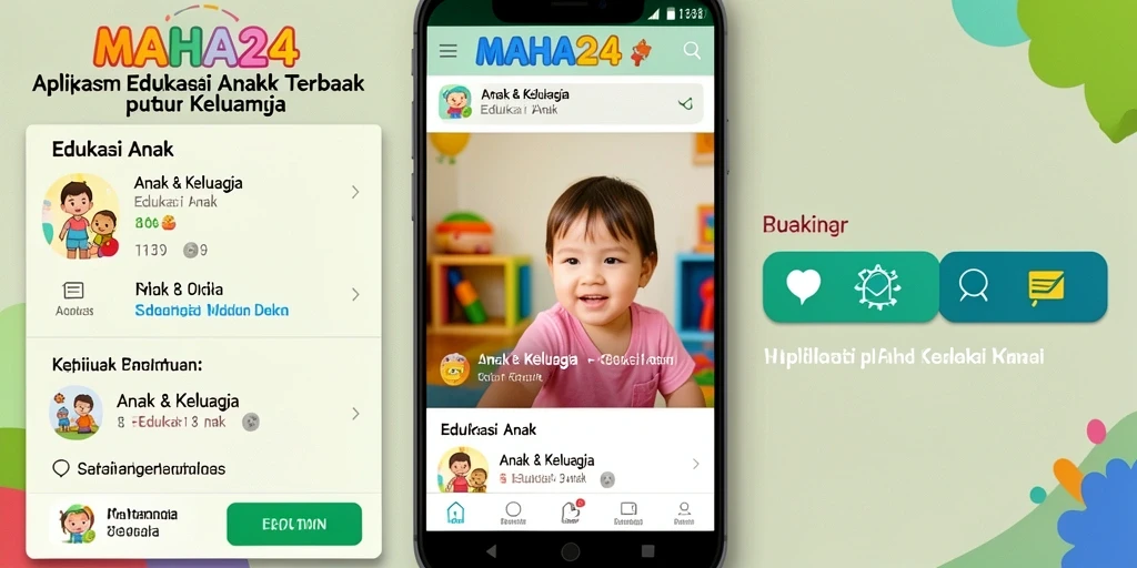 Tampilan antarmuka MAHA24 yang menarik dan interaktif.