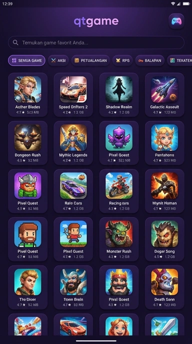 qtgame - Halaman Indeks Aplikasi Populer Indonesia